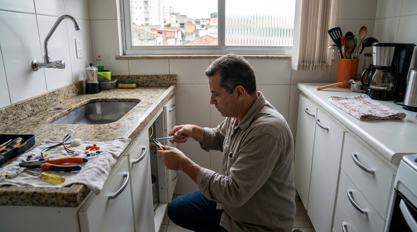 Troca de Torneira Elétrica em Campina Grande‑PB